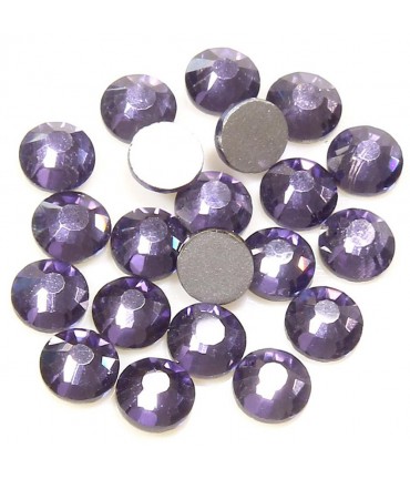 Strass bijoux à coller 4,6 mm lot de  20 pièces - Lavande