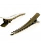 Pince crocodile barette cheveux évasée 35 mm (10 pièces)