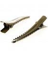 Pince crocodile barette cheveux évasée 35 mm (10 pièces)