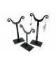 Présentoirs boucles d'oreille Taurus en plastique lot de 3