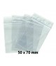 Sachets pochettes plastique zip 50x70 mm