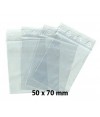 Sachets pochettes plastique zip 50x70 mm