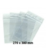 Sachets pochettes plastique zip 270 x 380 mm