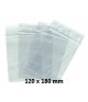 Sachets pochettes plastique zip 120 x 180 mm