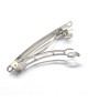 Barrettes cheveux 40x6mm (10 pièces)