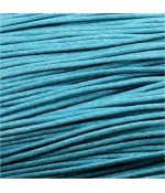 Fil coton ciré 2 mm (10 mètres) - Turquoise