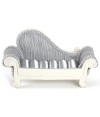Porte bague sofa rayures