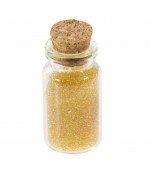 Microbilles caviar translucides en fiole - Doré