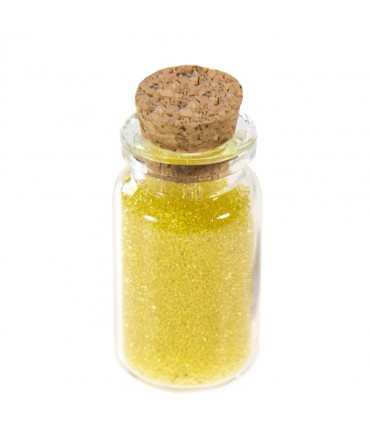Microbilles caviar translucides en fiole - Jaune