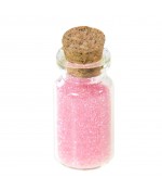 Microbilles caviar translucides en fiole - Rose dragée