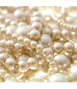 Perles nacrées 10 mm en verre de Bohême couleurs pastel lot de 20