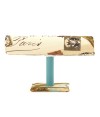 Support bracelet montres jonc en tissu multicolore