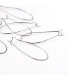 Attache boucle d'oreille crochet 43 mm (50 pièces)