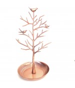 Porte bijoux arbre métal avec corbeille