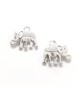Breloque pendentif Eléphant argenté
