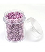Perles de rocaille irisées tubes à facettes 1.8 à 2.3 mm (3000 pièces)