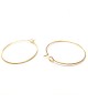 Boucle d'oreille créole cerceaux 25 mm (10 pièces)