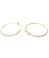 Boucle d'oreille créole cerceaux 25 mm (10 pièces)