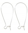 Attache boucle d'oreille crochet 33 mm (50 pièces)