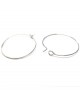 Boucle d'oreille créole cerceaux 30 mm (10 pièces)