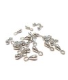 Breloque pendentif ou embout goutte d'eau 6 mm (20 pièces)