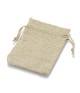 Pochettes jute 9 x 7 cm avec cordon lot de 10