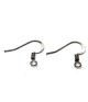 Crochets boucle d'oreille 15 mm avec ressort (20 pièces)