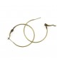 Boucle d'oreille créole support bijoux 35 mm (10 pièces)