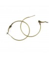 Boucle d'oreille créole support bijoux 35 mm (10 pièces)