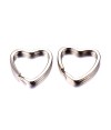Anneaux porte clé coeur (5 pièces)