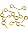 Piton à vis pour création bijoux 10 mm (100 pièces)