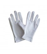 Paire de gants bijouterie coton blanc