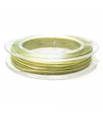 Fil nylon élastique 0,8 mm en bobine (10 mètres) - Vert clair