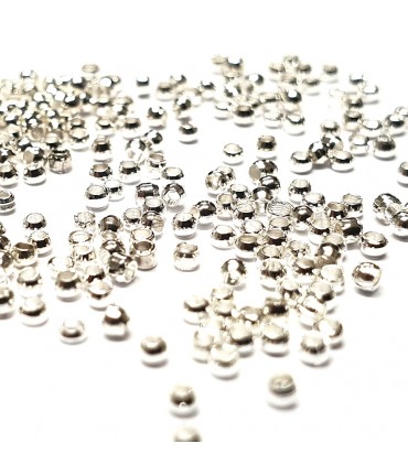 Perles à écraser 4mm ( 200 pièces ) - Argenté