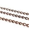 Chaine maille 3.5x2 mm cuivre