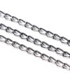 Chaine maille 3.5x2 mm noir