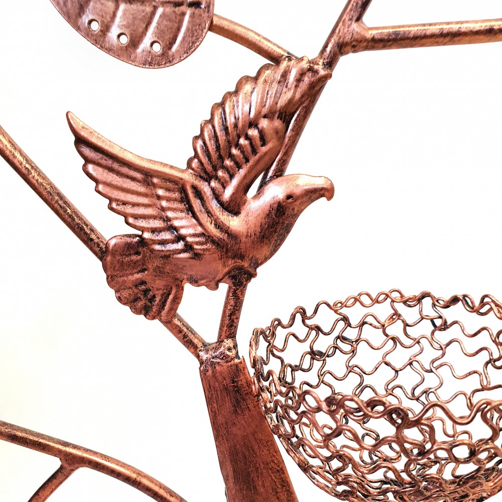 boucles d'oreilles arbre à oiseaux bagues Homeanda Présentoir à bijoux Noir organiseur de colliers
